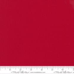 Bella Solids Christmas Red by Moda - 100% Cotton Fabric - 9900 16 - Boho Fabrics - Quilting Cotton, Woven