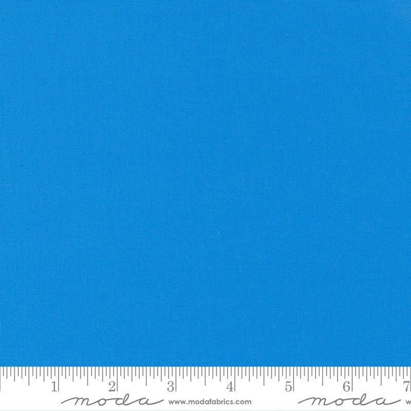 Bella Solids Cornflower 9900 306 100% Cotton by Moda - Boho Fabrics - Quilting Cotton, Woven