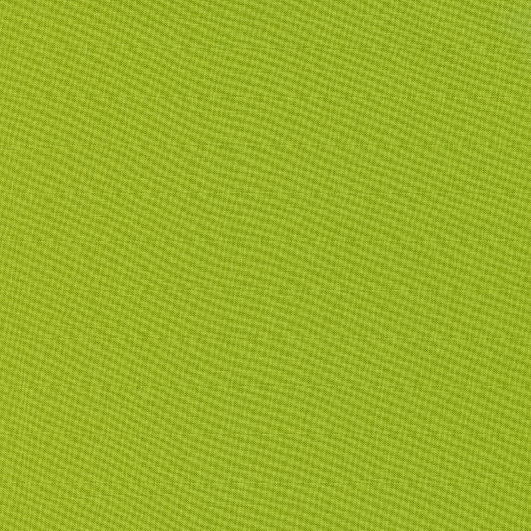 Bella Solids Lime 9900 369 100% Cotton by Moda - Boho Fabrics - Quilting Cotton, Woven