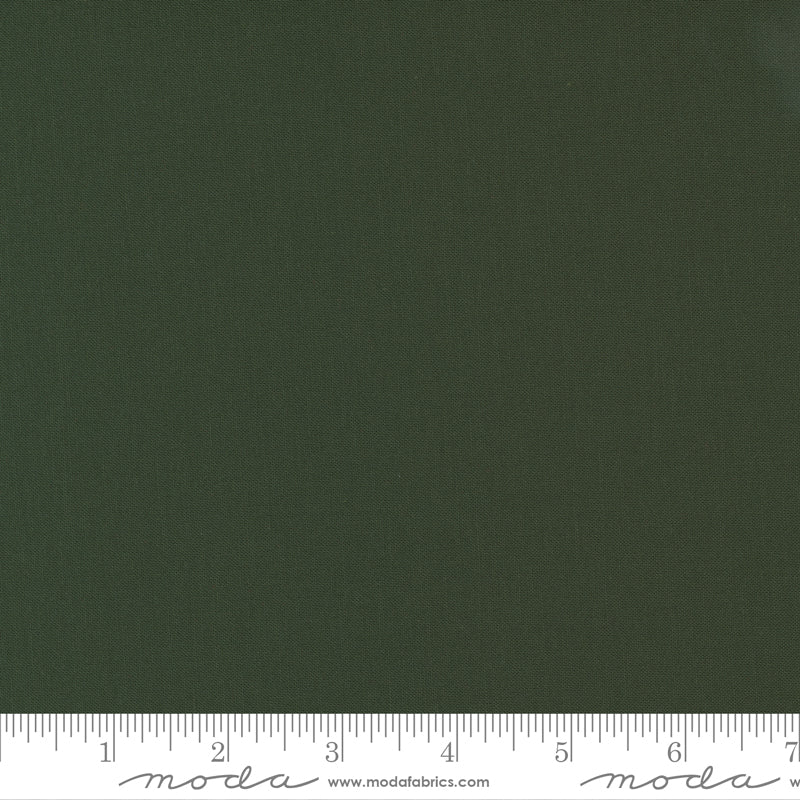 Bella Solids Pine 9900 43 100% Cotton by Moda - Boho Fabrics - Quilting Cotton, Woven