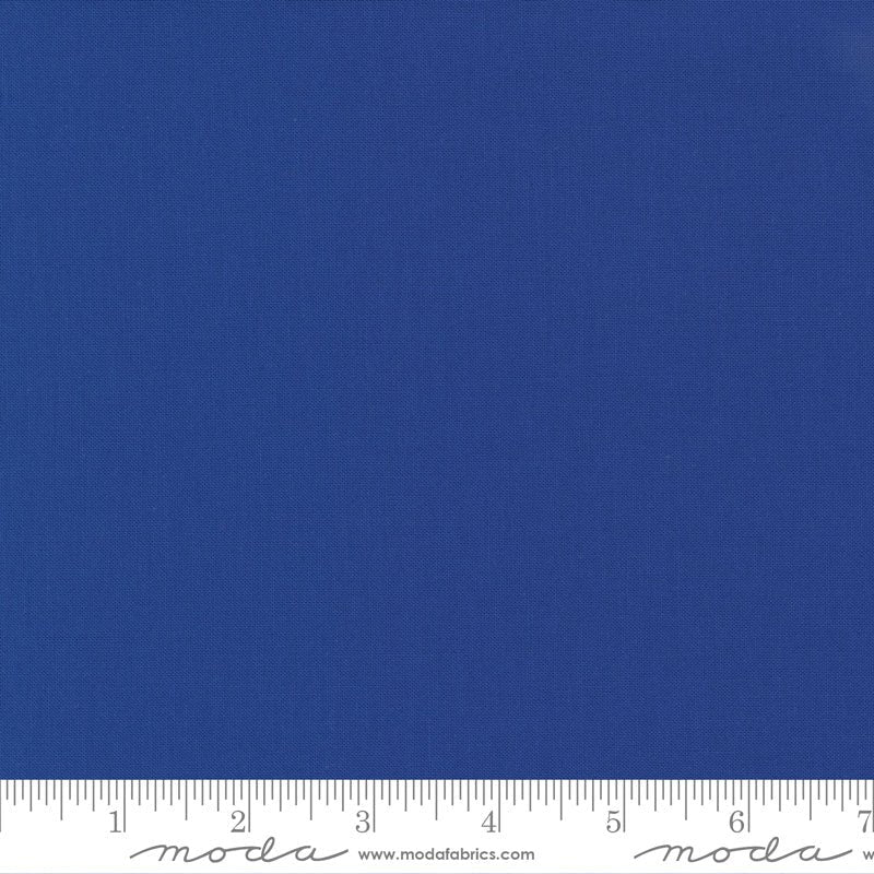 Bella Solids Sapphire 9900 261 100% Cotton by Moda - Boho Fabrics - Quilting Cotton, Woven