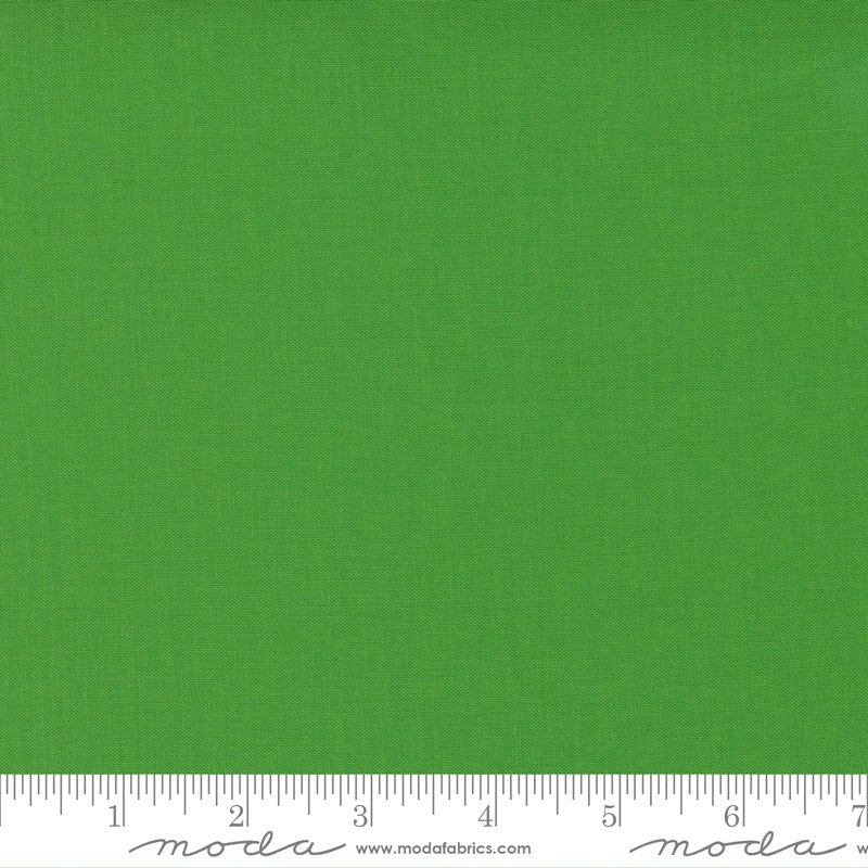 Bella Solids Shamrock 9900 345 100% Cotton by Moda - Boho Fabrics - Quilting Cotton, Woven