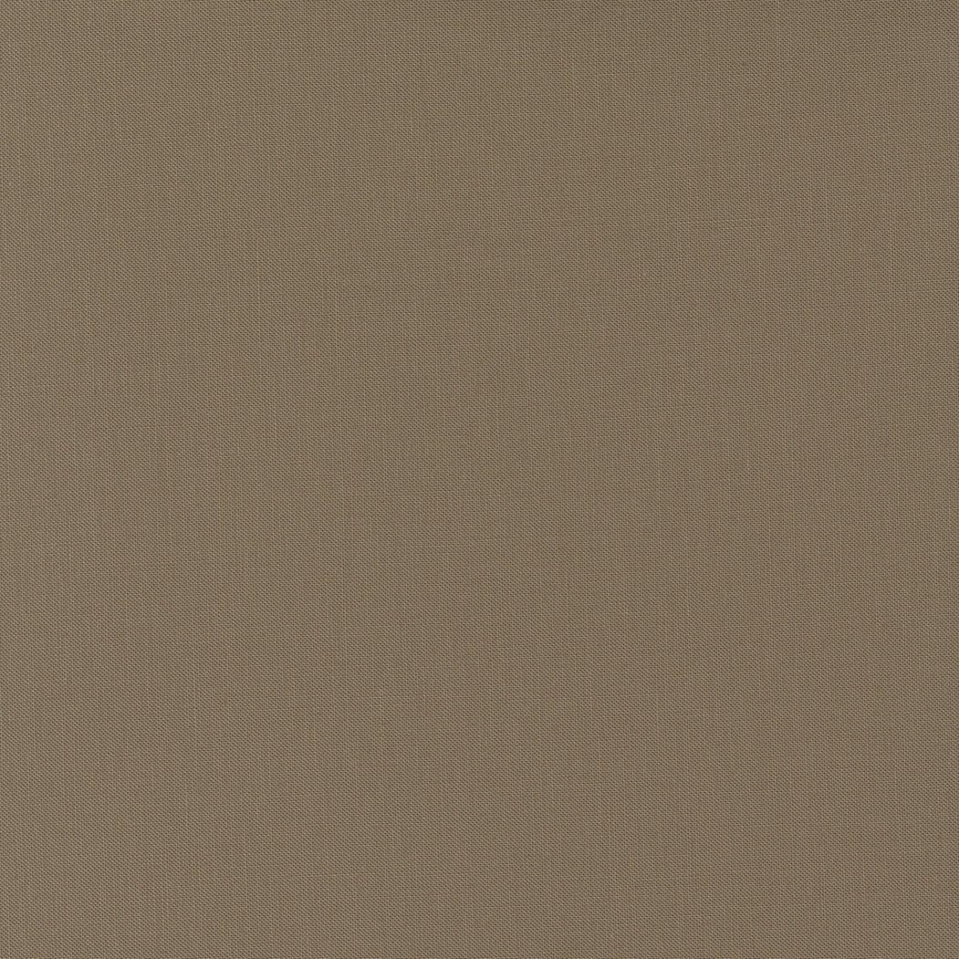 Bella Solids Weathered Teak 9900 129 100% Cotton by Moda - Boho Fabrics - Quilting Cotton, Woven