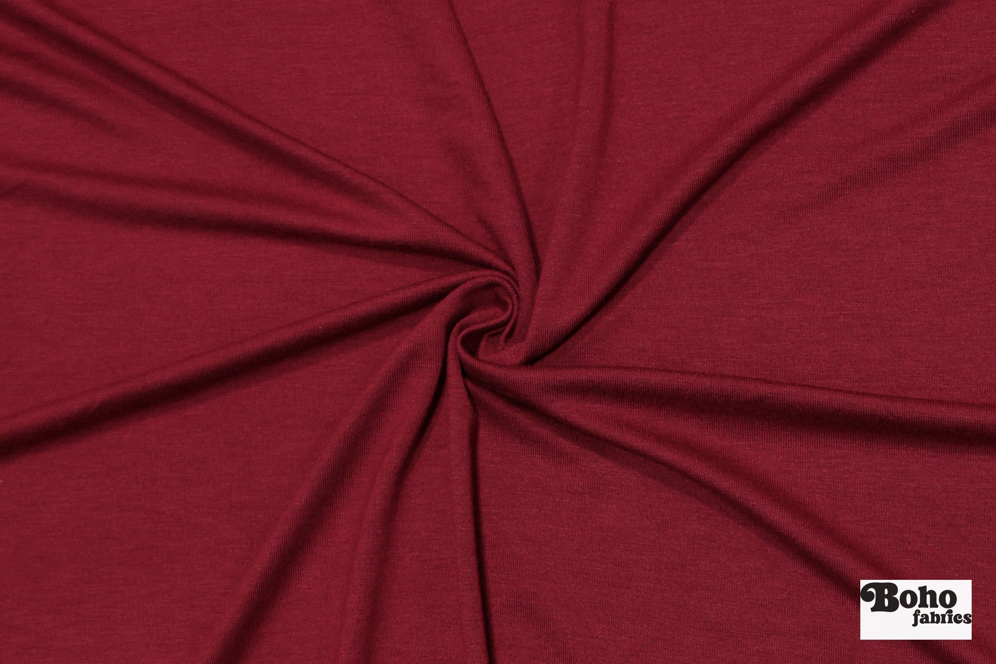 Berry Rayon Spandex Jersey Knit Fabric - Boho Fabrics - Rayon Jersey Solid, Knit Fabric
