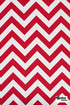 Berry & White, 1" Wide Chevron Canvas Woven Fabric - Boho Fabrics - Canvas Fabric
