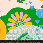 Best Day Ever Daydream in Verdant by Melody Miller for Ruby Star Society - 100% Cotton Fabric - RS0103 13 - Boho Fabrics - Quilting Cotton, Woven