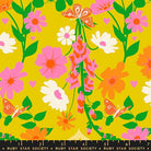 Best Day Ever Foxgloves in Golden Hour by Melody Miller for Ruby Star Society - 100% Cotton Fabric - RS0106 11 - Boho Fabrics - Quilting Cotton, Woven