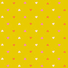 Best Day Ever Hearts in Golden Hour by Melody Miller for Ruby Star Society - 100% Cotton Fabric - RS0091 17 - Boho Fabrics - Quilting Cotton, Woven