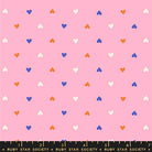 Best Day Ever Hearts in Posy by Melody Miller for Ruby Star Society - 100% Cotton Fabric - RS0091 19 - Boho Fabrics - Quilting Cotton, Woven