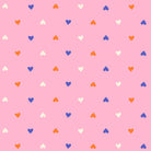 Best Day Ever Hearts in Posy by Melody Miller for Ruby Star Society - 100% Cotton Fabric - RS0091 19 - Boho Fabrics - Quilting Cotton, Woven