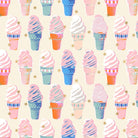 Best Day Ever Ice Cream Metallic in Natural by Melody Miller for Ruby Star Society - Metallic Cotton Fabric - RS0105 11M - Boho Fabrics - Quilting Cotton, Woven