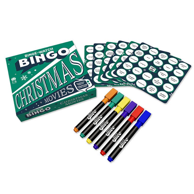 Binge - Watch Bingo: Christmas Movies (NEW!) - Boho Fabrics - Games