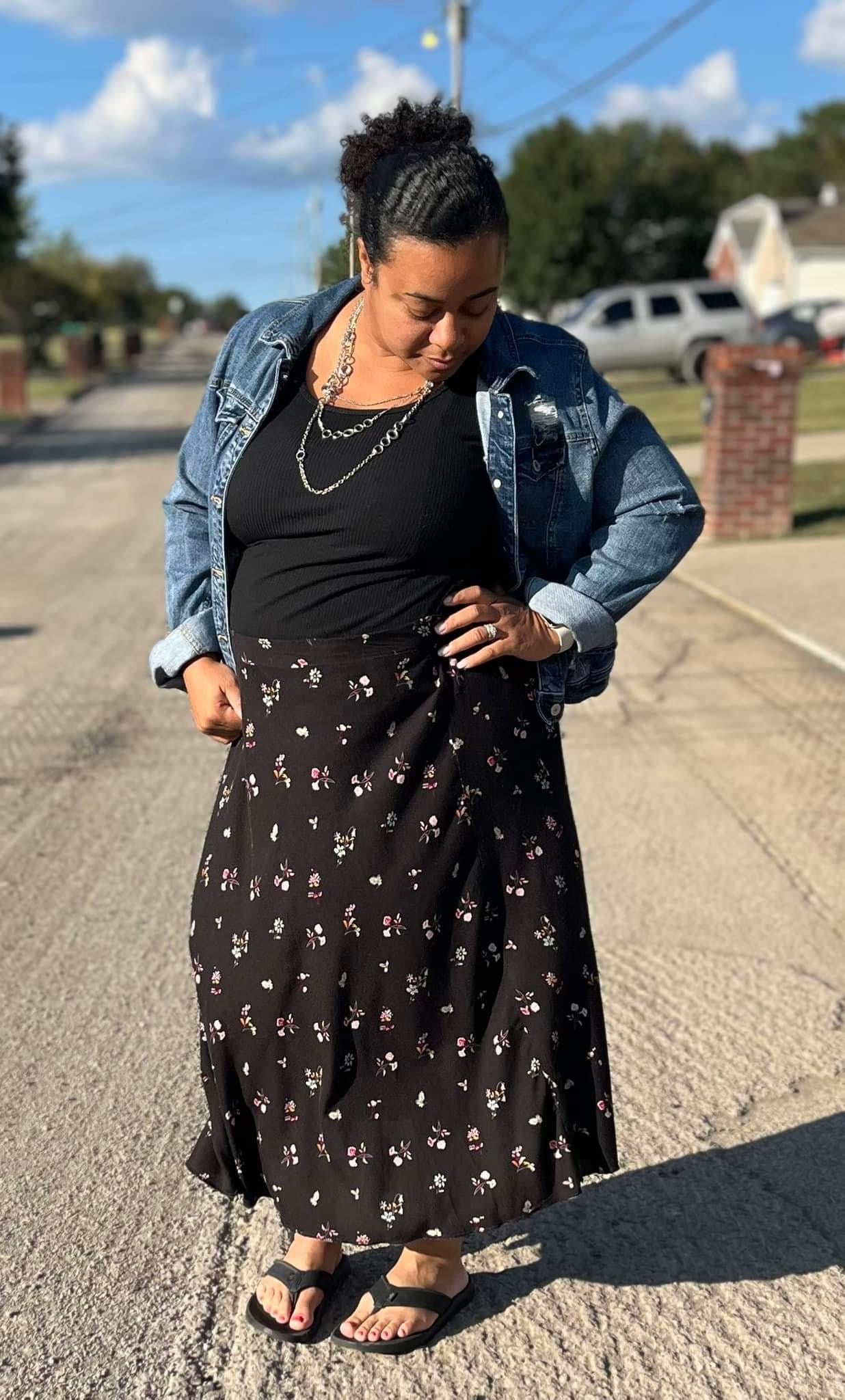 Bitty Bouquet, Rayon Challis - Boho Fabrics