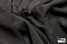 Black, Crepe Woven Fabric - Boho Fabrics - Crepe, Woven