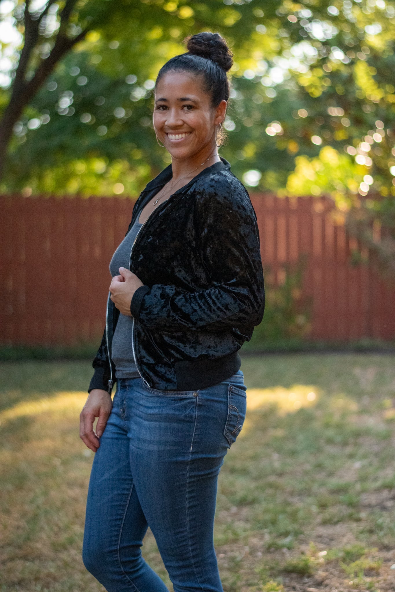 Black, Crushed Stretch Velvet - Boho Fabrics - Stretch Velvet Knit Fabric