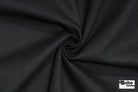 Black, Deadstock Cotton Duck Canvas Woven Fabric - Boho Fabrics - Canvas Fabric