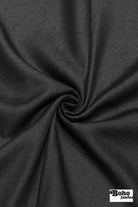 Black Denim Cotton Twill Woven Fabric - Boho Fabrics - Twill, Woven