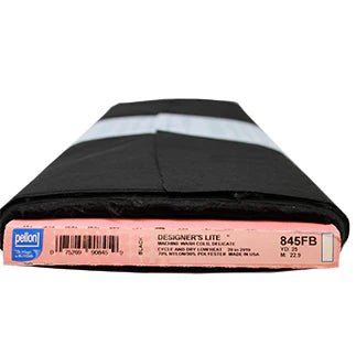 Black Design Light Fusible Interfacing, 20 inch wide, Sold by the Yard. - Boho Fabrics - Interfacing