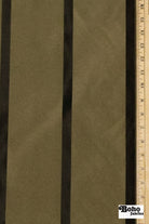Black & Gold Stripe Jacquard Woven Fabric - Boho Fabrics - Jacquard, Woven