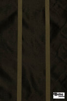 Black & Gold Stripe Jacquard Woven Fabric - Boho Fabrics - Jacquard, Woven