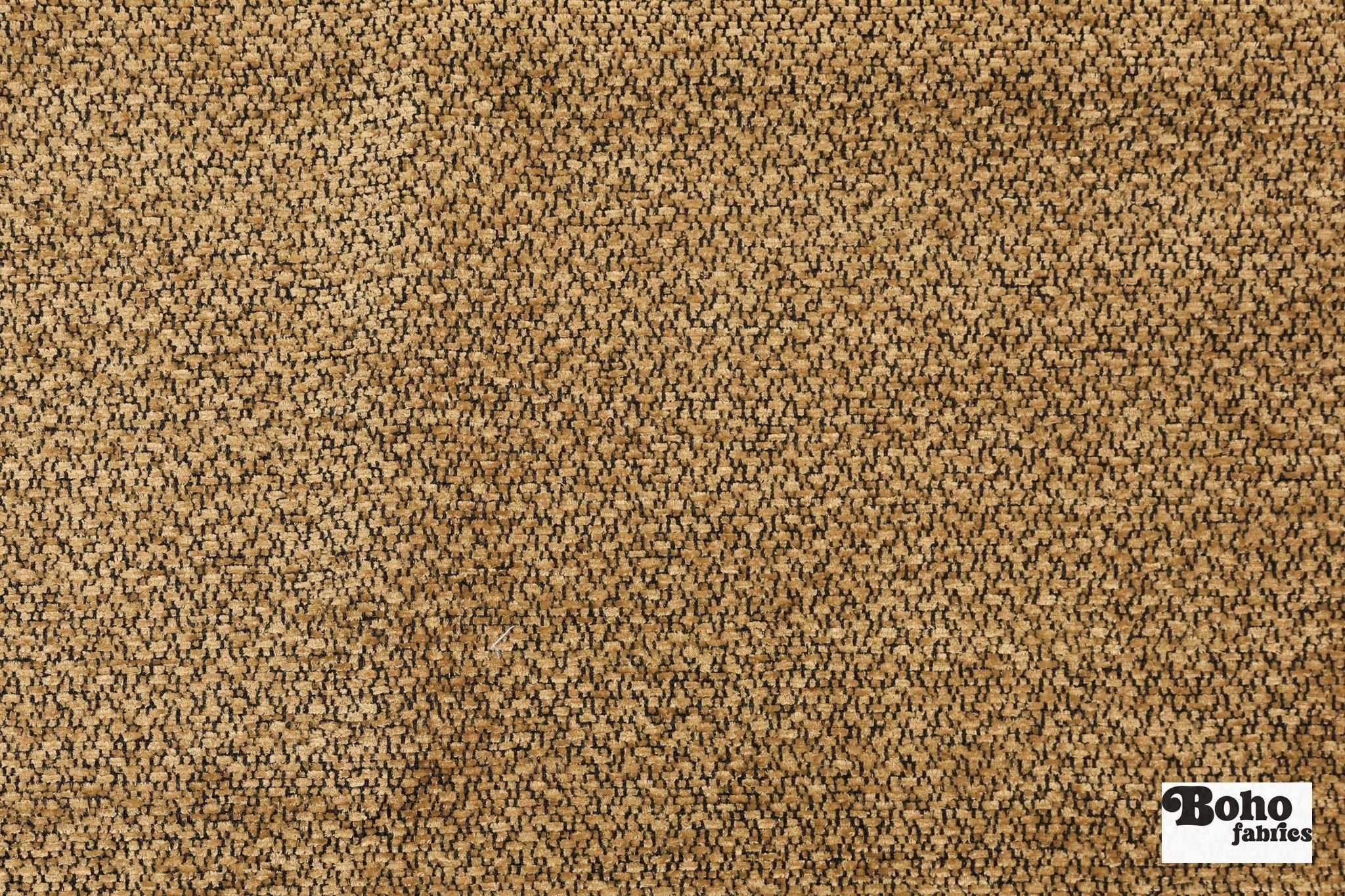 Black & Gold Tweed Velour Upholstery Woven Fabric - Boho Fabrics - Home Dec. & Upholstery Fabric