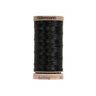 Black Hand Quilting Thread by Gutermann, Color 5201 Black - Boho Fabrics - Thread