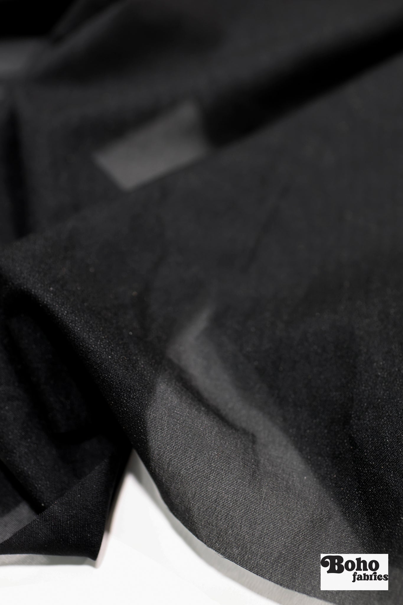 Black Lightweight Woven Fusible Interfacing, 60 inch wide, Sold by the Yard. - Boho Fabrics - Interfacing
