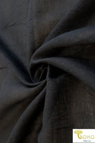 Black Lightweight/Sheer Woven. WV-125 - Boho Fabrics