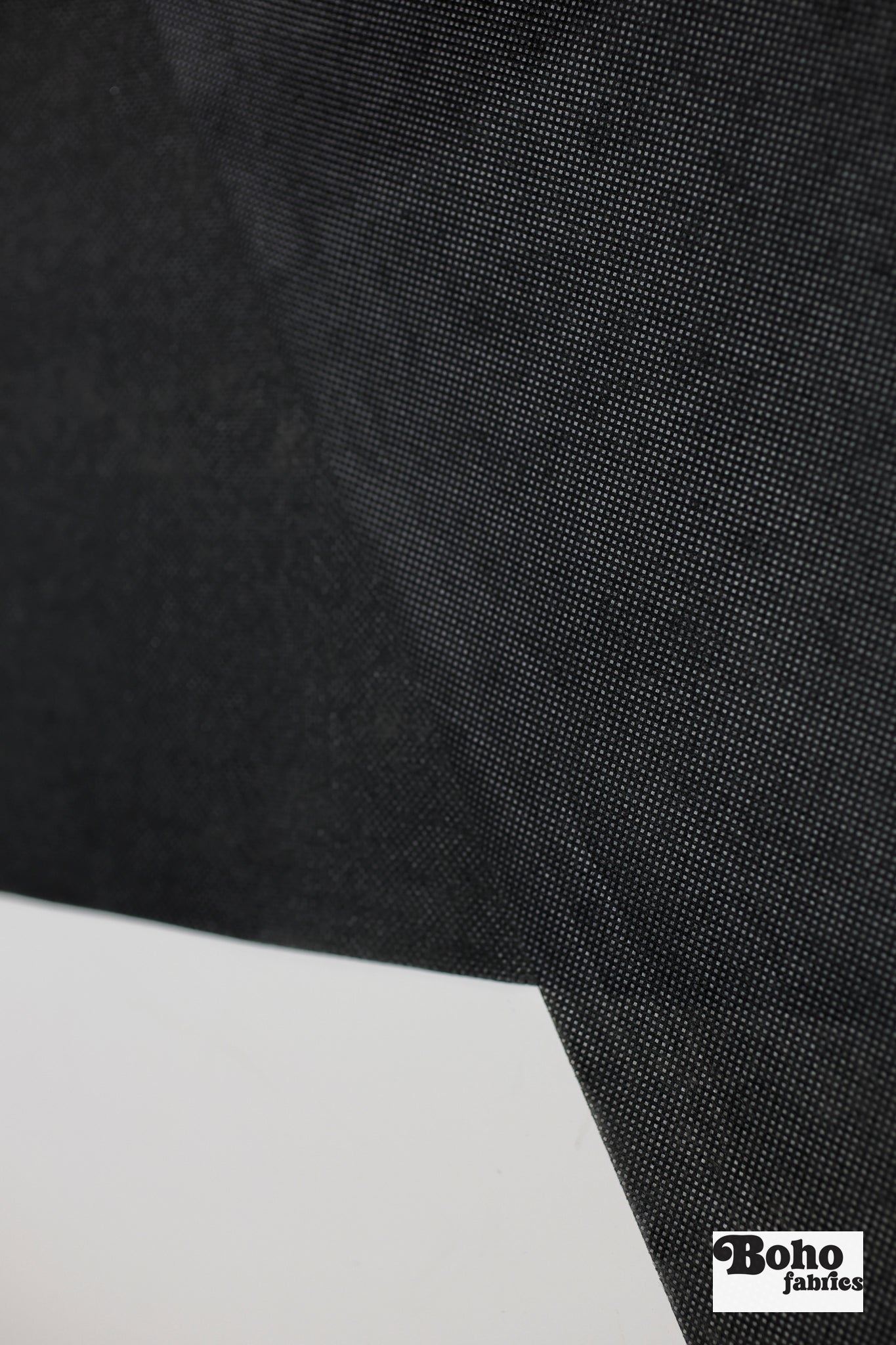 Black Non-Woven Fusible Interfacing, 60 inch wide, Sold by the Yard. - Boho Fabrics - Interfacing