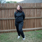 Black Pixelated Windpro Hardface Performance Fabric by Polartec. 2nds - Boho Fabrics - Performance Fabrics