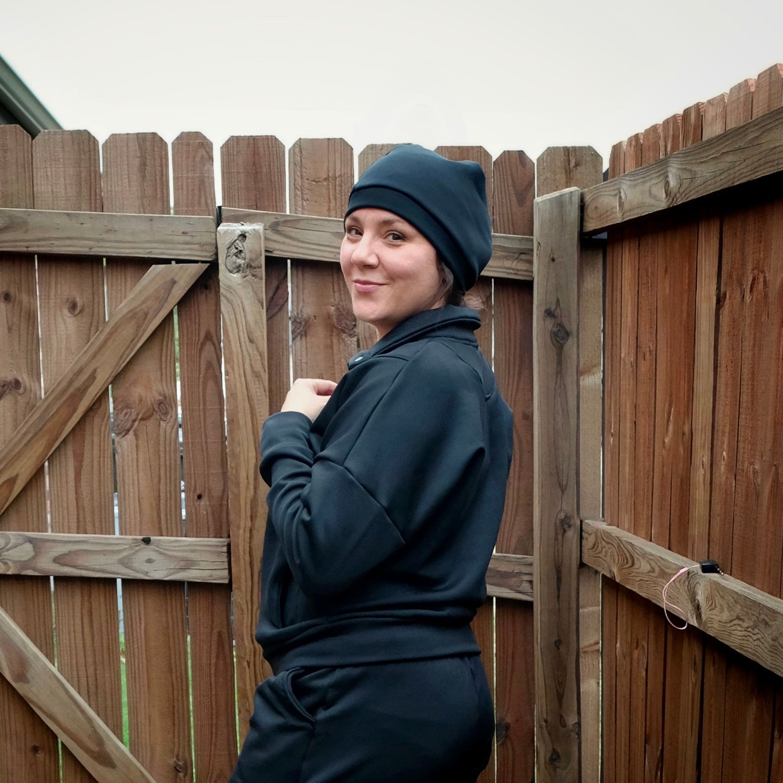 Black Pixelated Windpro Hardface Performance Fabric by Polartec. 2nds - Boho Fabrics - Performance Fabrics