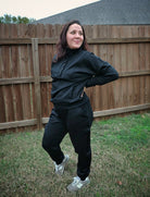 Black Pixelated Windpro Hardface Performance Fabric by Polartec. 2nds - Boho Fabrics - Performance Fabrics