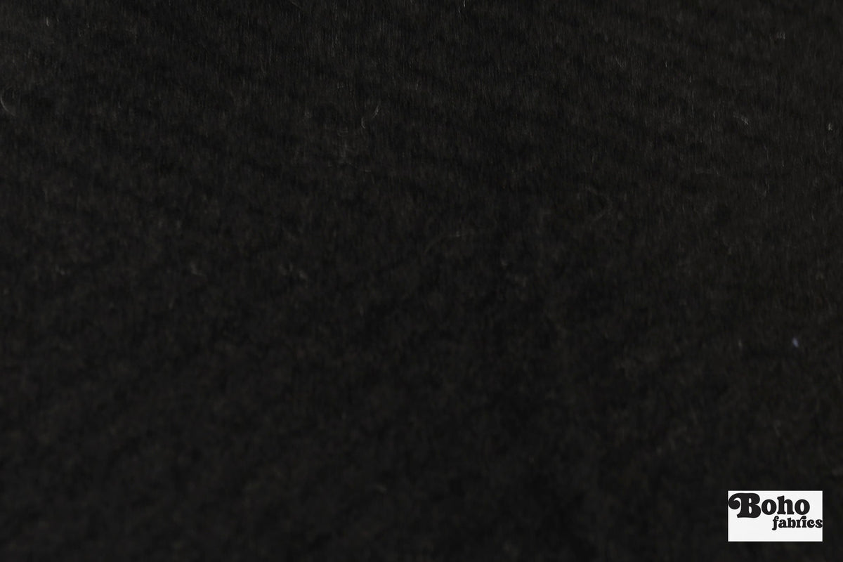 Black Ridge, Embossed Style Knit Fabric - Boho Fabrics - Wool Knit
