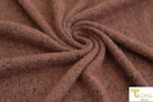 Black & Rust. Brushed Tri Blend Sweater Knit. SWTR-117 - Boho Fabrics