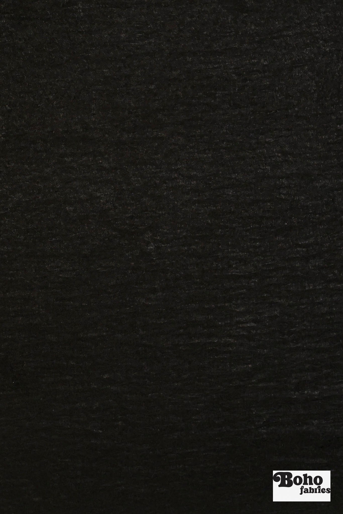 Black, Shiny Textured Satin Woven Fabric - Boho Fabrics - Woven, Fabric