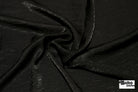 Black, Shiny Textured Satin Woven Fabric - Boho Fabrics - Woven, Fabric