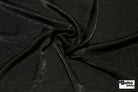 Black, Shiny Textured Satin Woven Fabric - Boho Fabrics - Woven, Fabric