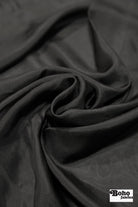 Black, Silk Lining Woven Fabric - Boho Fabrics - Lining