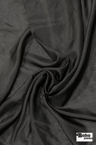 Black, Silk Lining Woven Fabric - Boho Fabrics - Lining