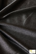 Black & Silver, Athletic Stretch Denim. ATH-135 - Boho Fabrics