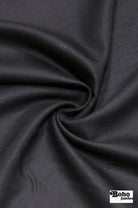 Black Twill Wool Suiting Woven Fabric - Boho Fabrics - Woven, Fabric