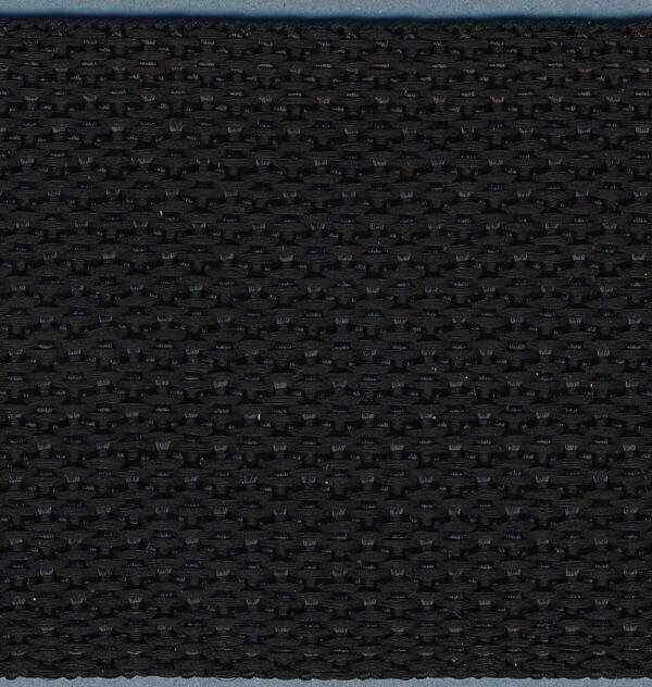 Black Webbing Trim, 2 inch wide, Sold by the Yard. - Boho Fabrics - Trims