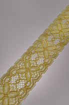 Bliss Yellow Vintage Lace Trim, 4” Sold by the Yard (Trim - 093) - Boho Fabrics - Trims