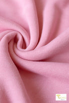 Blossom Light Pink, Sweatshirt Fleece. - Boho Fabrics