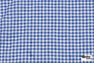 Blue and White Gingham Cotton Shirting Woven Fabric - Boho Fabrics - Woven, Fabric