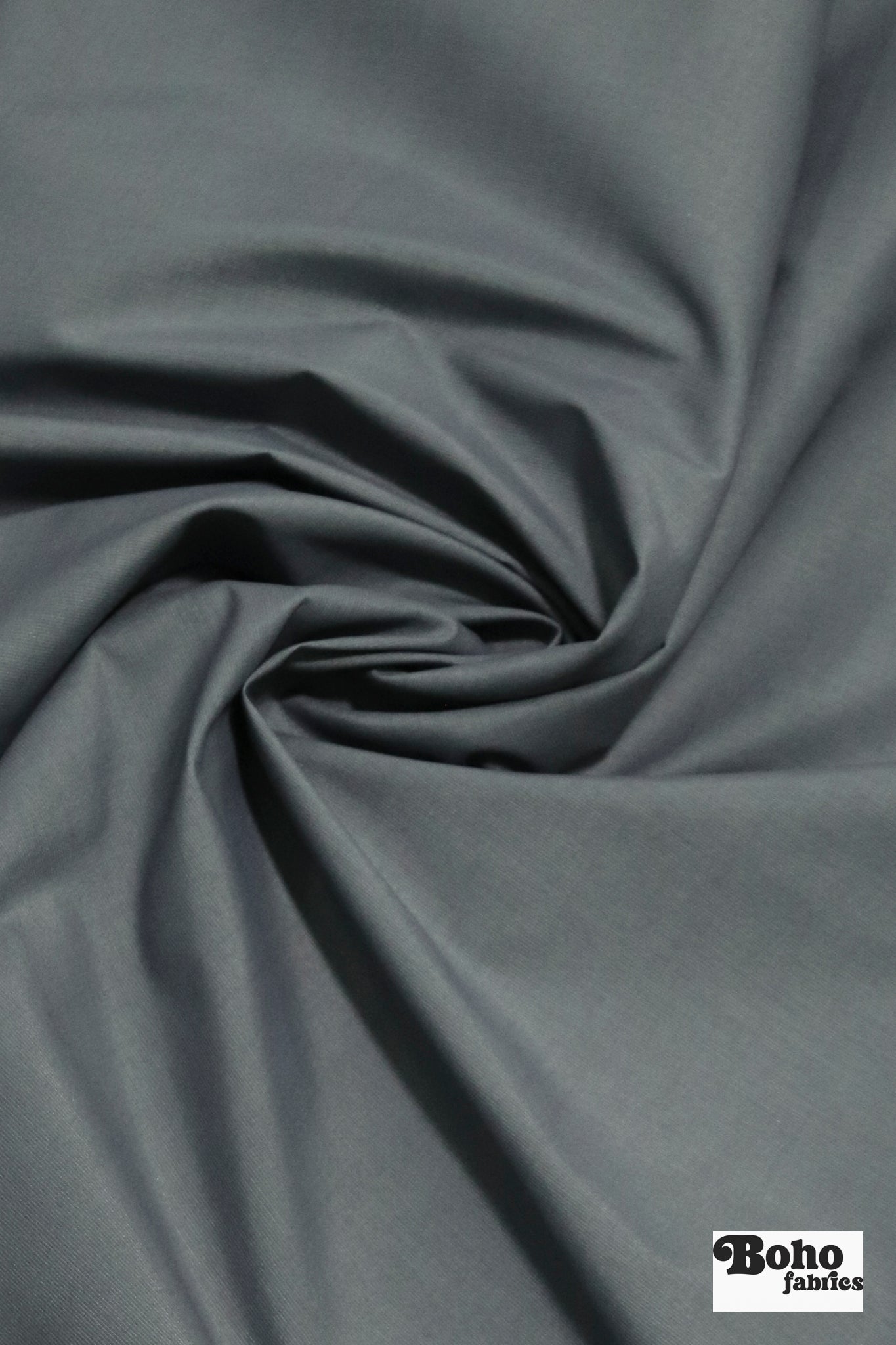 Blue Gray Lightweight Cordura Nylon Fabric — Water - Resistant Designer Deadstock - Boho Fabrics - Performance Fabric, Woven
