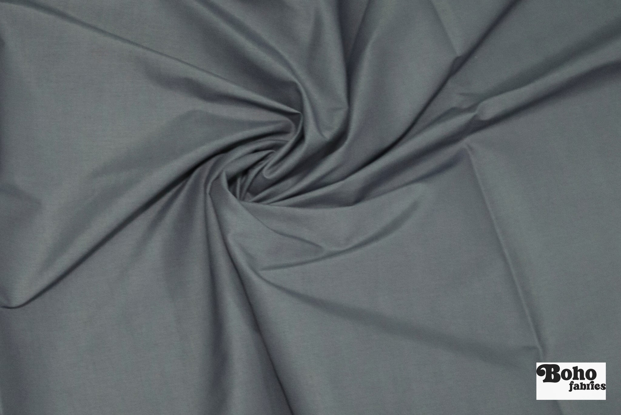 Blue Gray Lightweight Cordura Nylon Fabric — Water - Resistant Designer Deadstock - Boho Fabrics - Performance Fabric, Woven