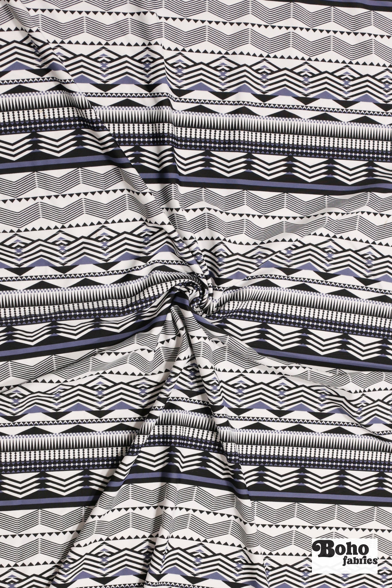 Blue Mesa, Printed Athletic Knit Fabric - Boho Fabrics - Athletic Knit Fabric
