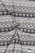 Blue Mesa, Printed Athletic Knit Fabric - Boho Fabrics - Athletic Knit Fabric