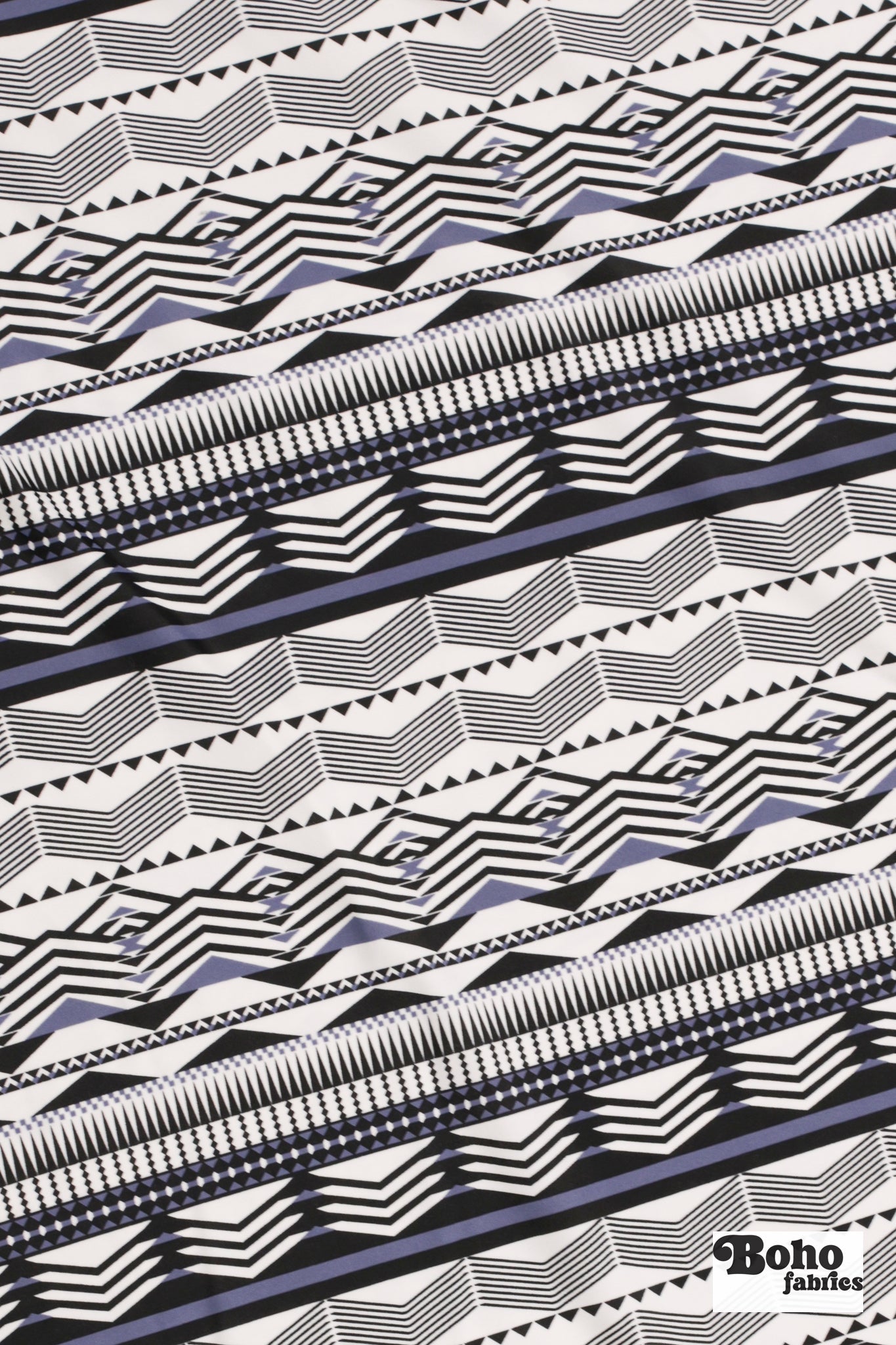 Blue Mesa, Printed Athletic Knit Fabric - Boho Fabrics - Athletic Knit Fabric